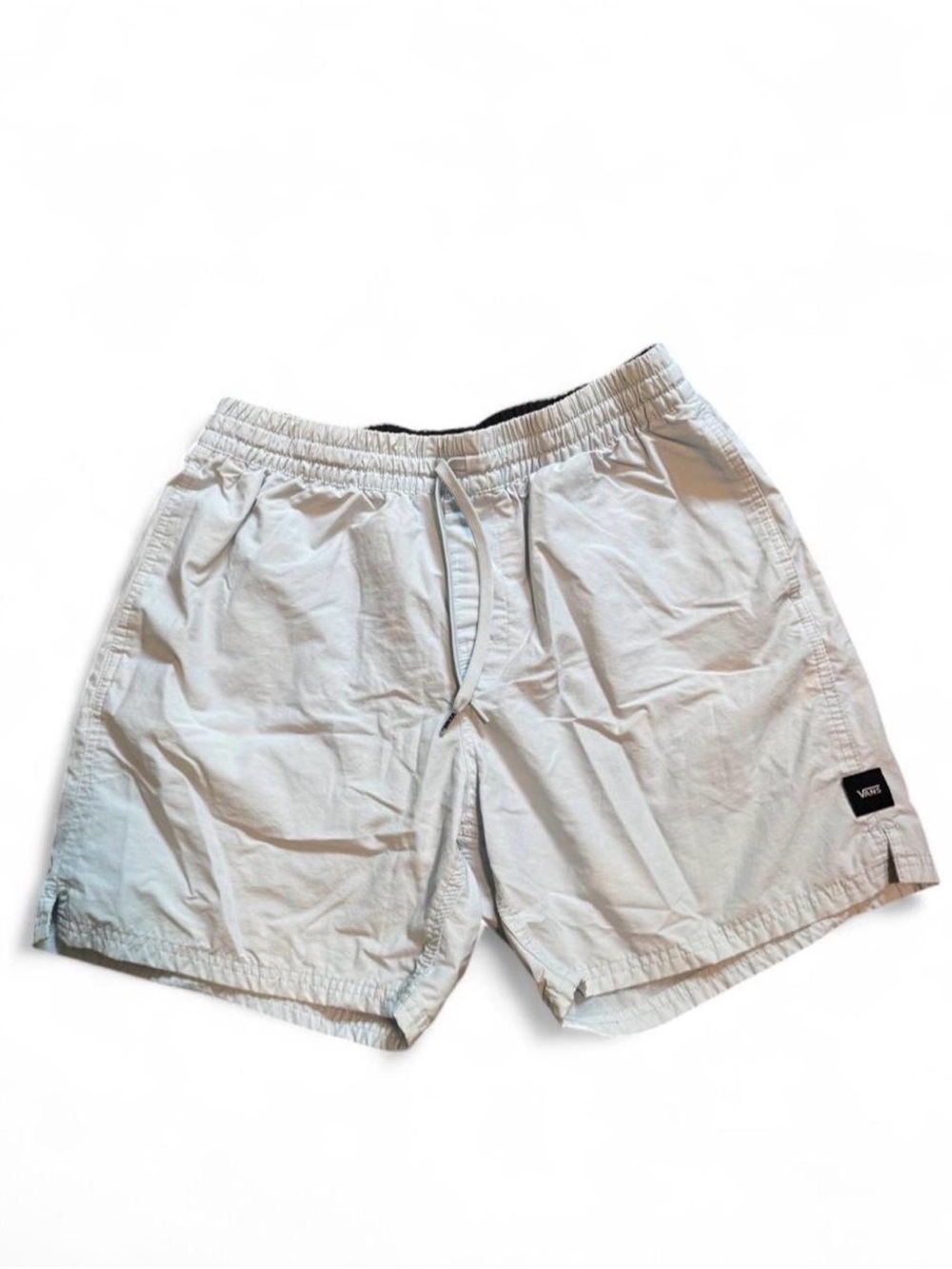 Vans Light Blue/White Elastic Waist Swim Shorts